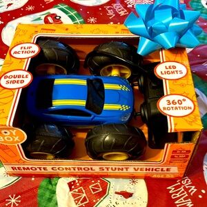 Boys brand new remote control stunt vehicle